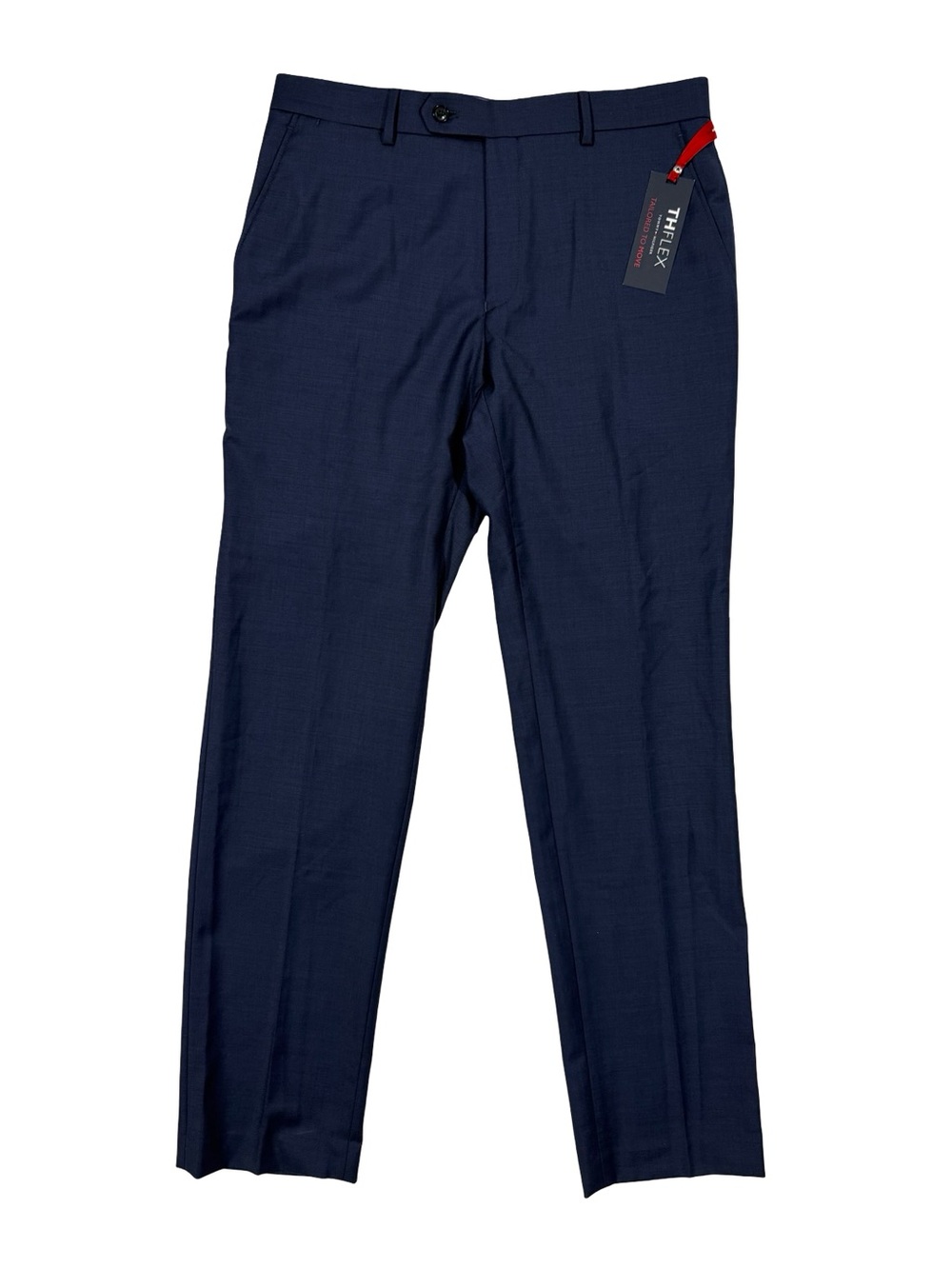 Tommy Hilfiger Tyler Dress Pants Mens 32x32 Navy THFlex Wool Modern Fit NWT